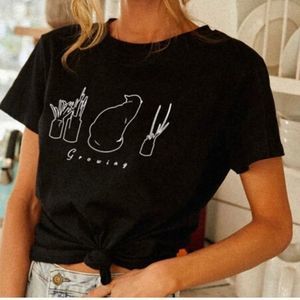 New Black & White Graphic “Growing” T-Shirt XXL